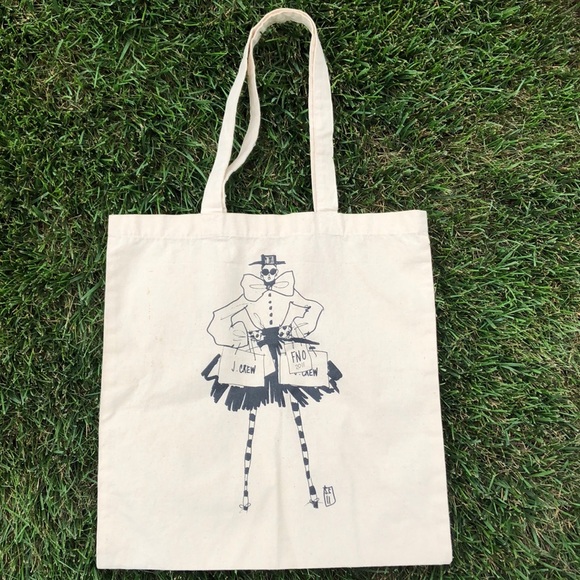 RARE NWOT J. Crew Reusable Bag - Picture 2 of 10